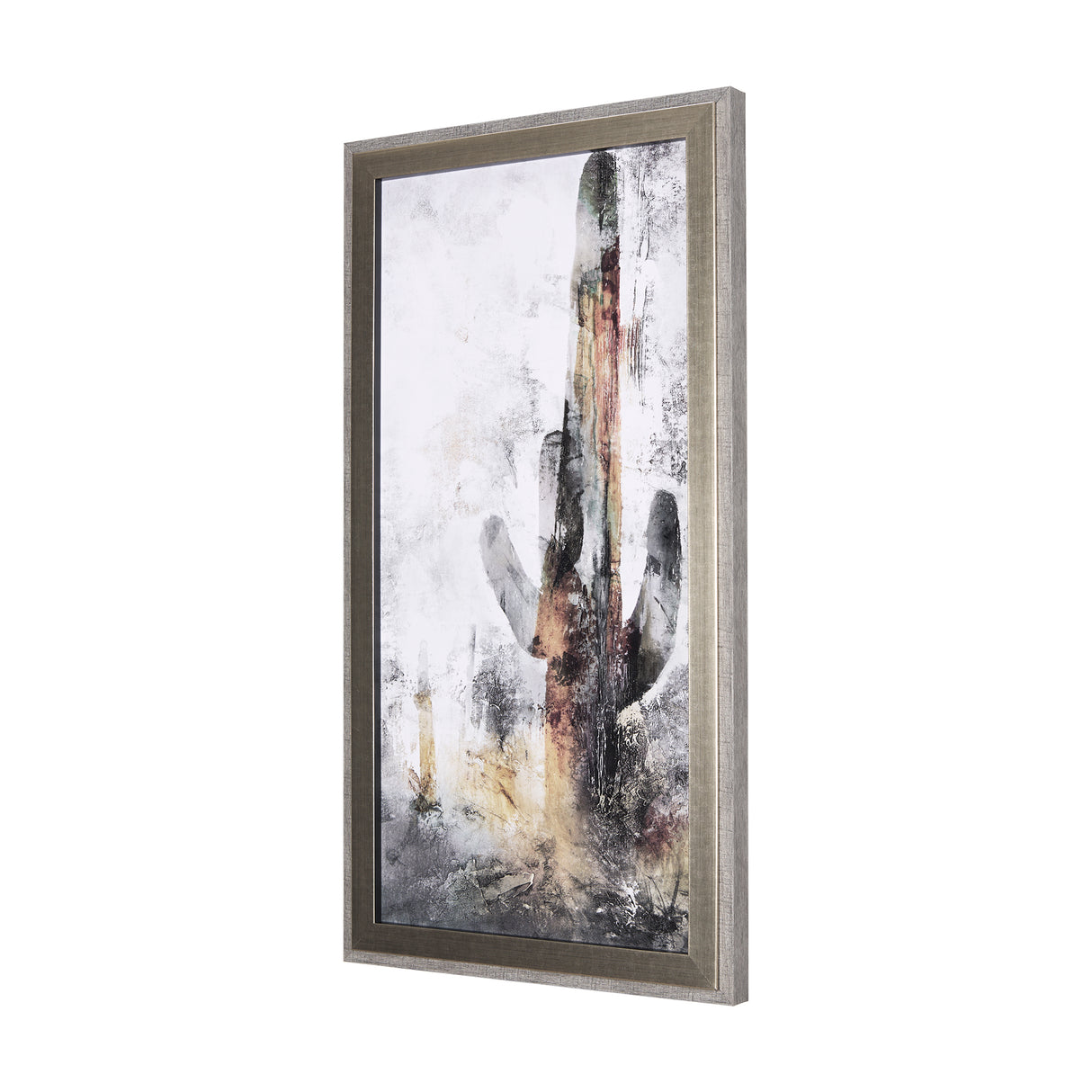 Saguaro Forest 32 by Scott Brems a Hand Embellished Textured Framed Art Print from Mercana - Luna Furniture