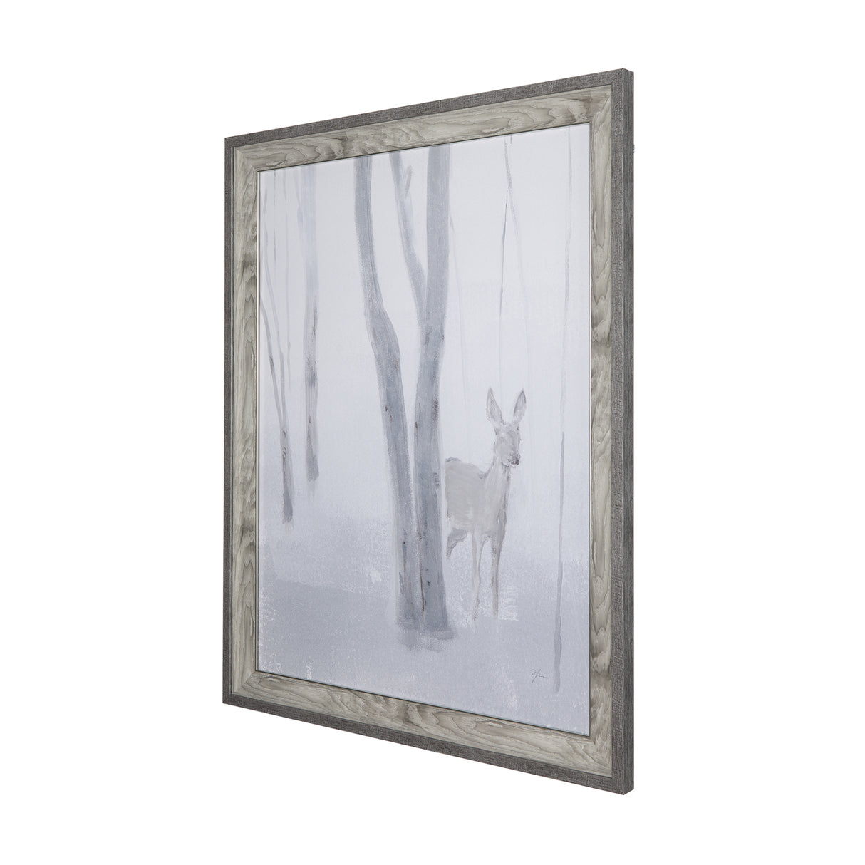 A Winter Day in Forest I by Mercana Studio Hand Embellished Framed Art Print Matted under Glass from Mercana - Luna Furniture