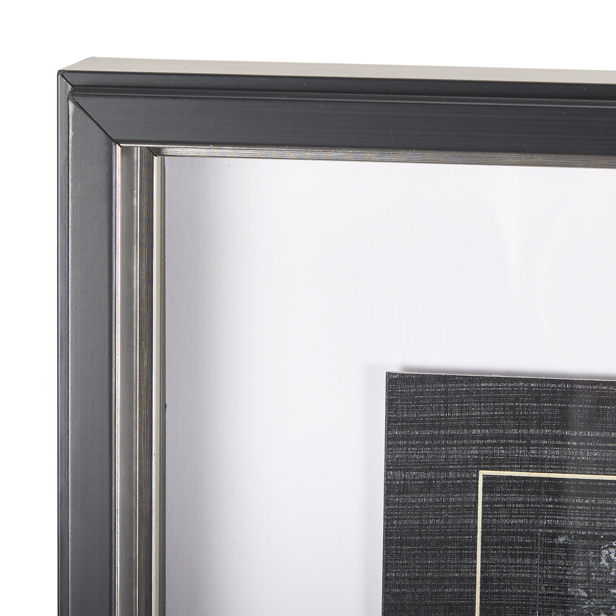 Black Composition I by Mercana Studio Hand Embellished Textured Framed Art Print Matted under Glass from Mercana - Luna Furniture