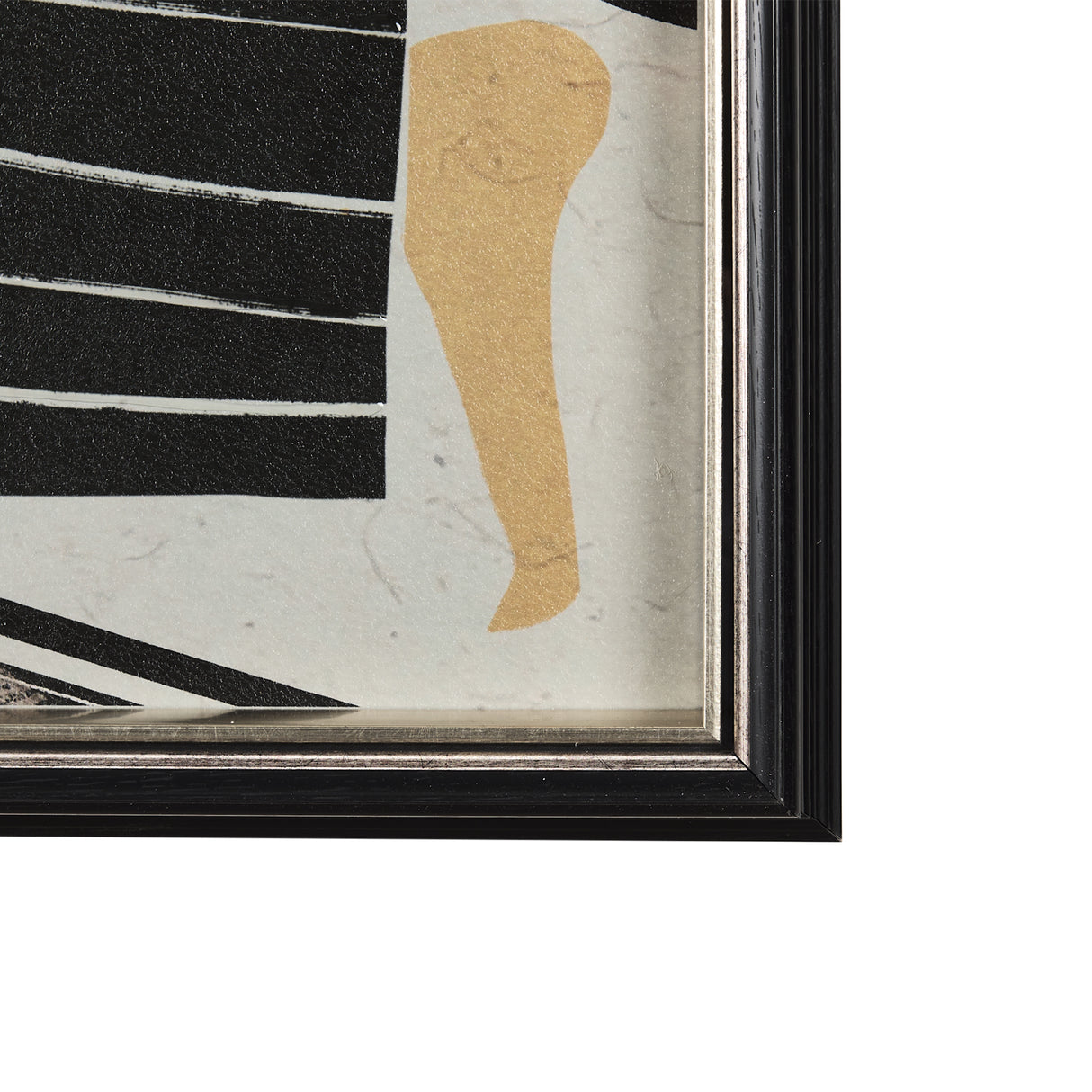 Bold People - Ellis by Mercana Studio Hand Embellished Textured Framed Art Print Matted under Glass from Mercana - Luna Furniture