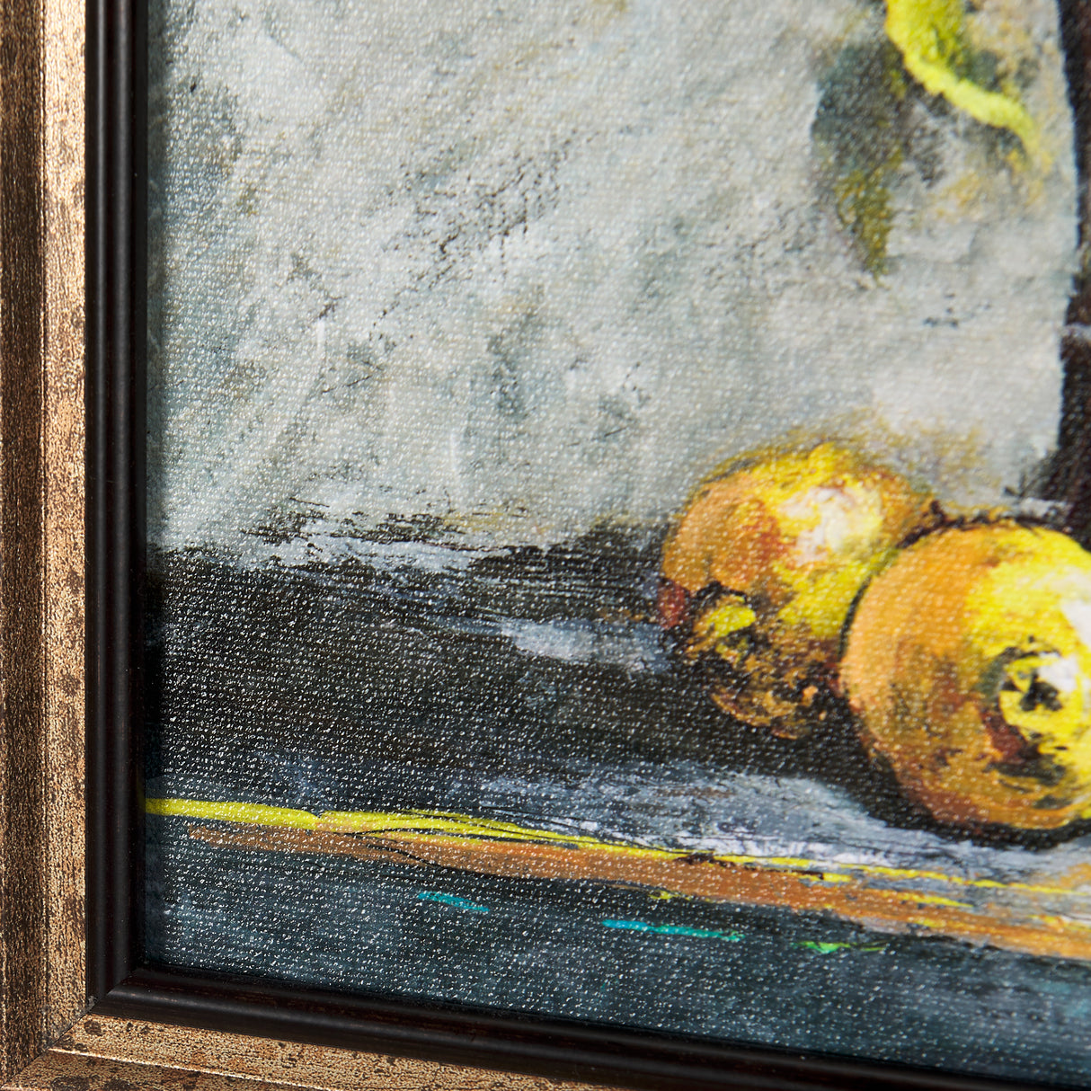 Still Life with Tangerine by Mercana Studio a Hand Embellished Textured Framed Art Print from Mercana - Luna Furniture