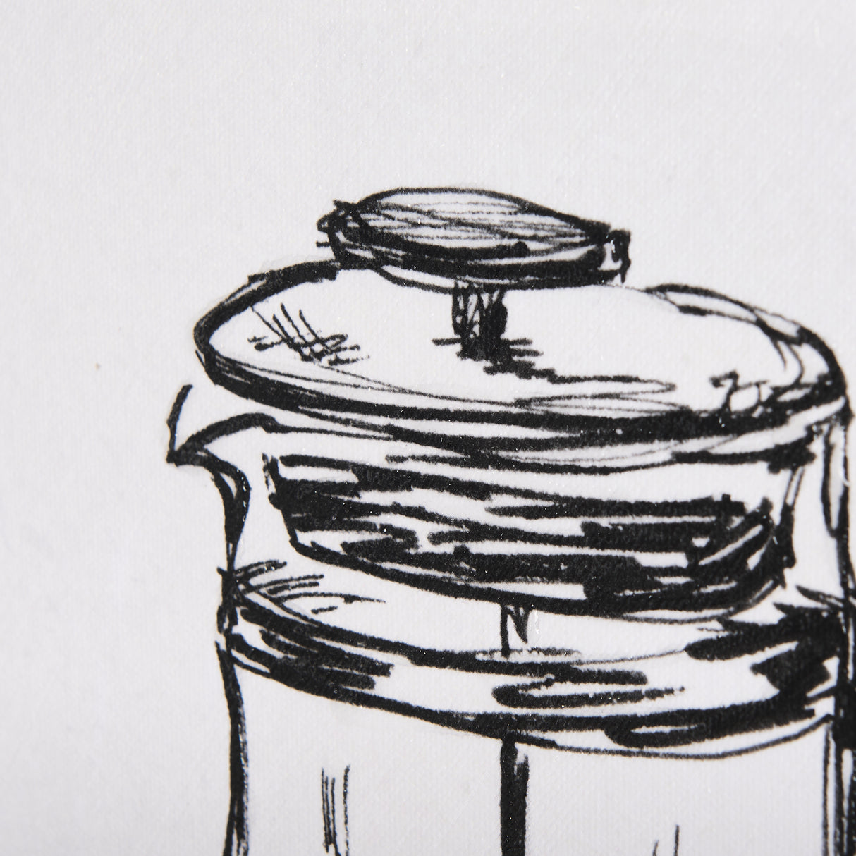 French Press by Mercana Studio a Hand Embellished Textured Canvas from Mercana - Luna Furniture