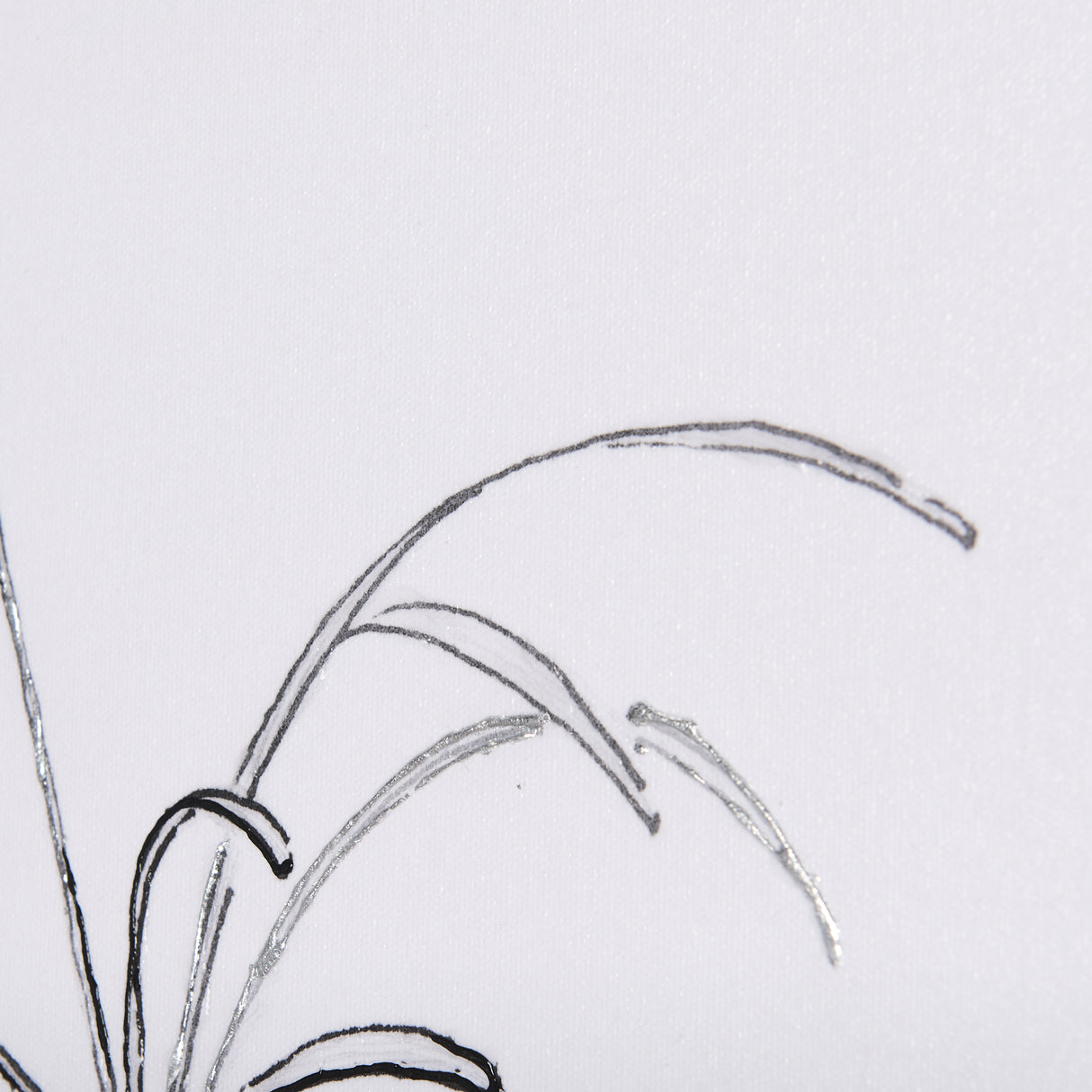 Ikebana Light I by Mercana Studio a Hand Embellished Textured Canvas from Mercana - Luna Furniture