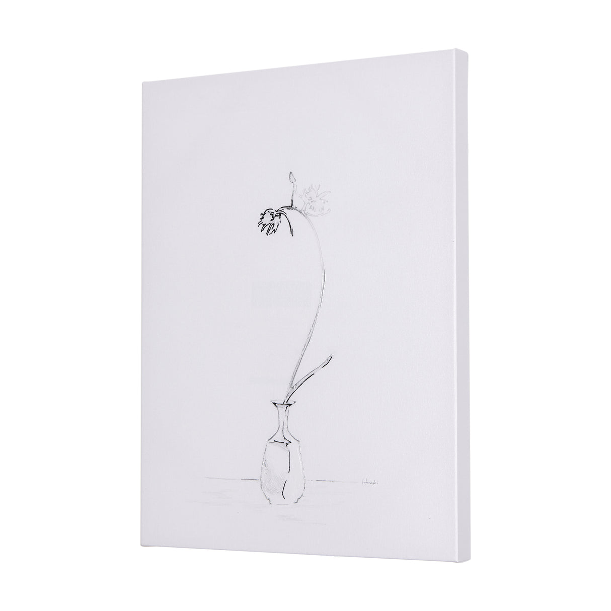 Ikebana Light II by Mercana Studio a Hand Embellished Textured Canvas from Mercana - Luna Furniture