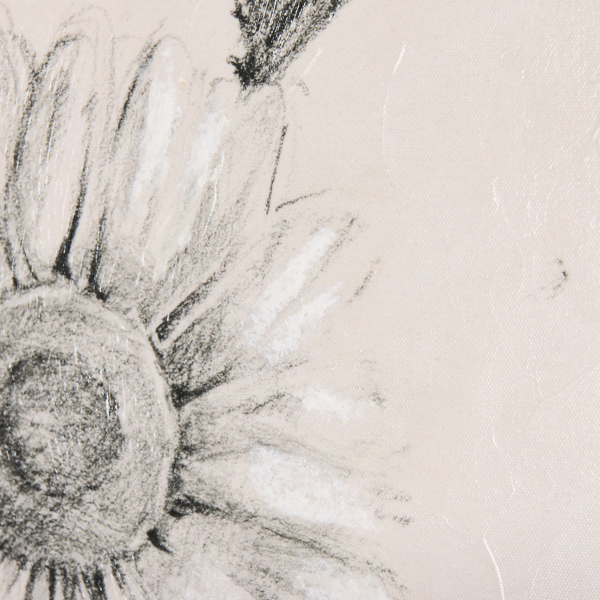 Chamomile Drawing I by Mercana Studio a Hand Embellished Textured Canvas from Mercana - Luna Furniture