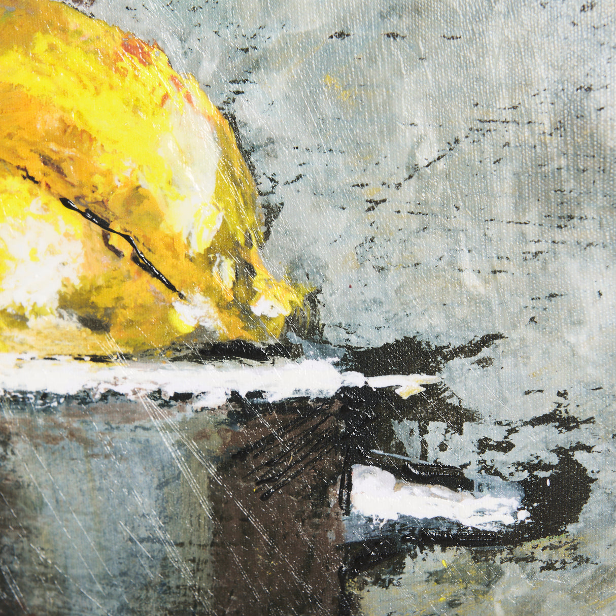 Still Life with Lemons by Mercana Studio a Hand Embellished Textured Canvas from Mercana - Luna Furniture