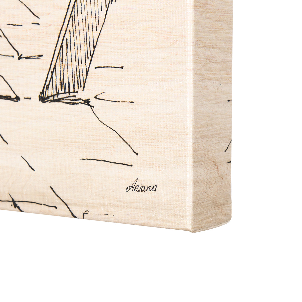 Fireside I by Mercana Studio a Hand Embellished Textured Canvas from Mercana - Luna Furniture