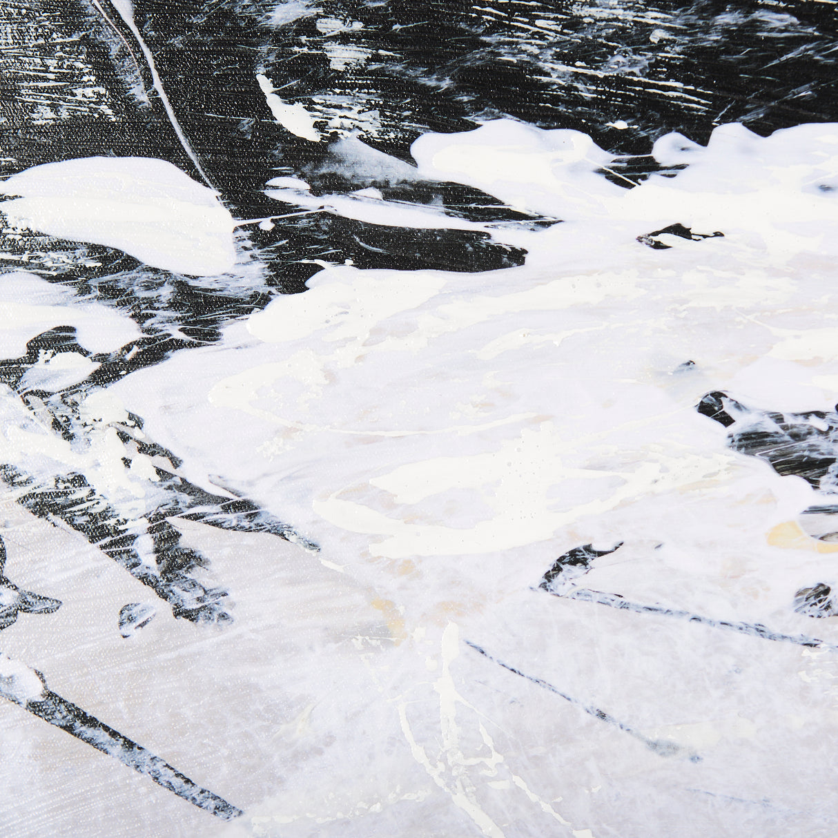 Black Strokes II by Mercana Studio a Hand Embellished Textured Framed Canvas from Mercana - Luna Furniture