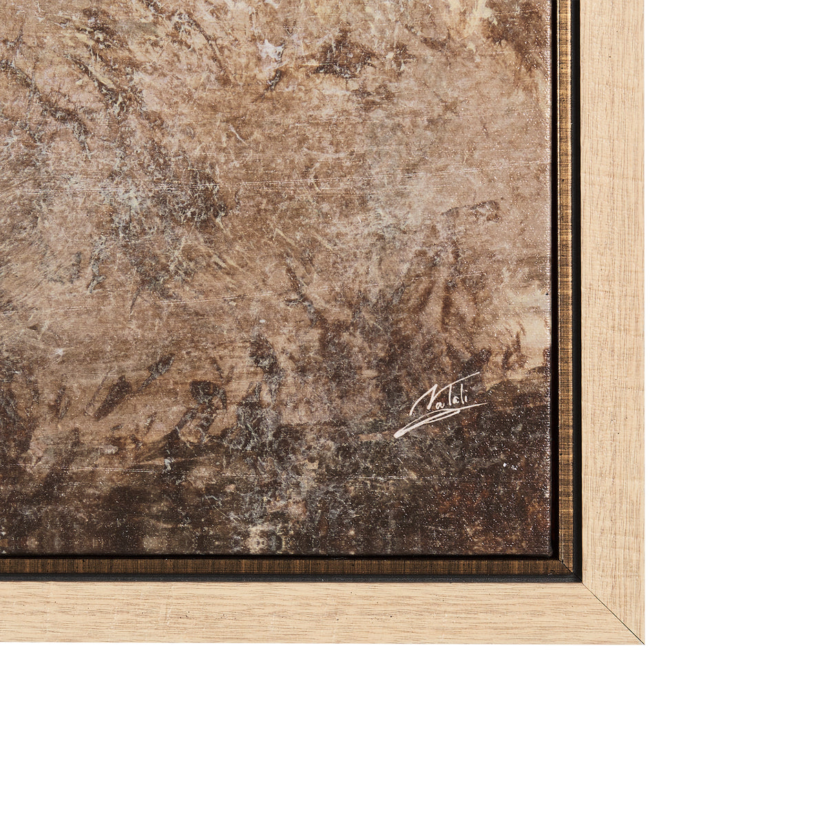 Black Strokes III by Mercana Studio a Hand Embellished Textured Framed Canvas from Mercana - Luna Furniture