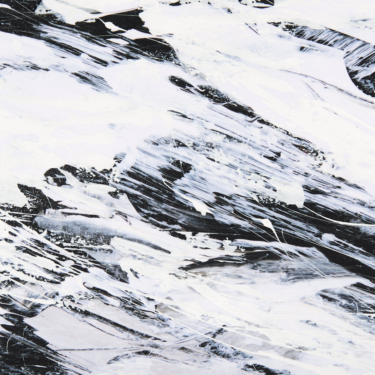 Black Strokes III by Mercana Studio a Hand Embellished Textured Framed Canvas from Mercana - Luna Furniture