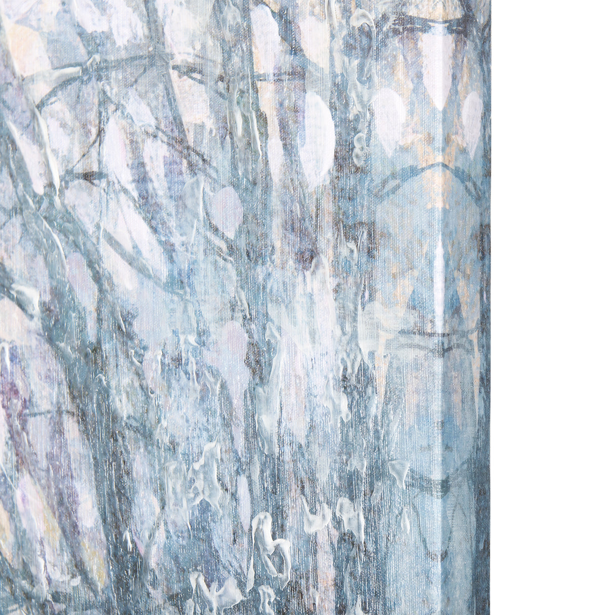 A Fresh Winter Morning II by Mercana Studio a Hand Embellished Textured Canvas from Mercana - Luna Furniture