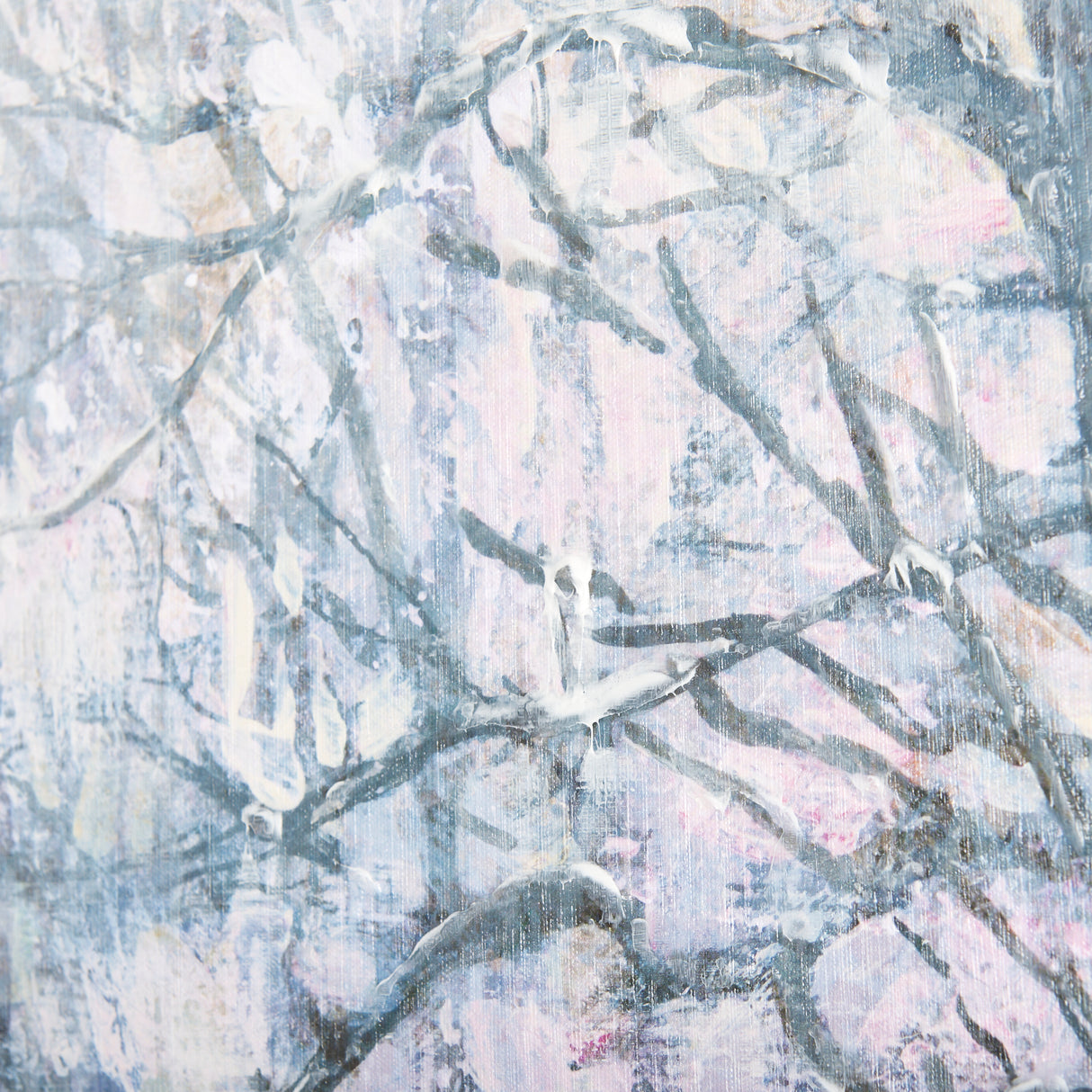 A Fresh Winter Morning II by Mercana Studio a Hand Embellished Textured Canvas from Mercana - Luna Furniture