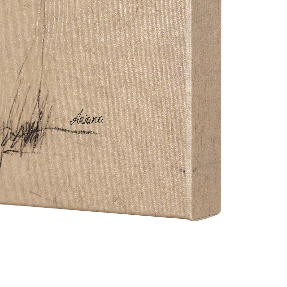 Tree Drawing II by Mercana Studio a Hand Embellished Textured Canvas from Mercana - Luna Furniture