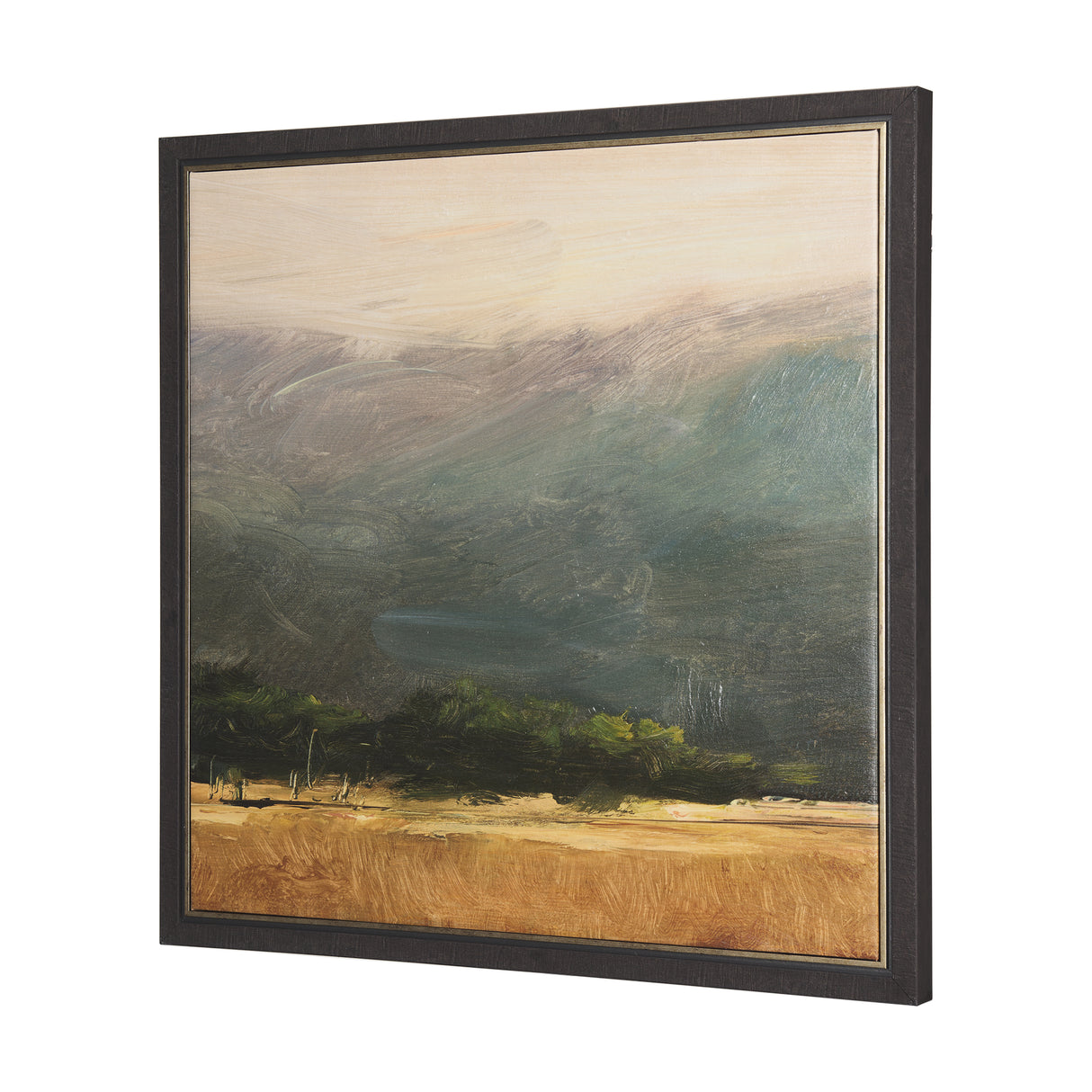 Haze Landscape by Mercana Studio a Hand Embellished Textured Framed Canvas from Mercana - Luna Furniture