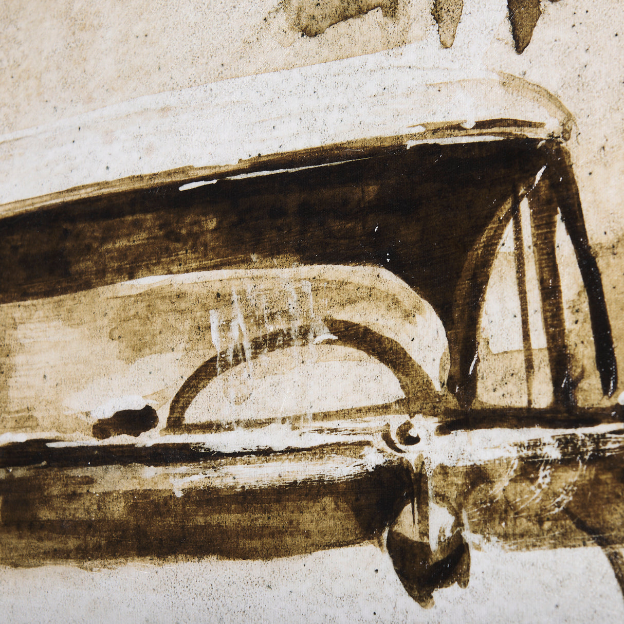 Vintage Car Picture IV by Mercana Studio a Hand Embellished Textured Canvas from Mercana - Luna Furniture