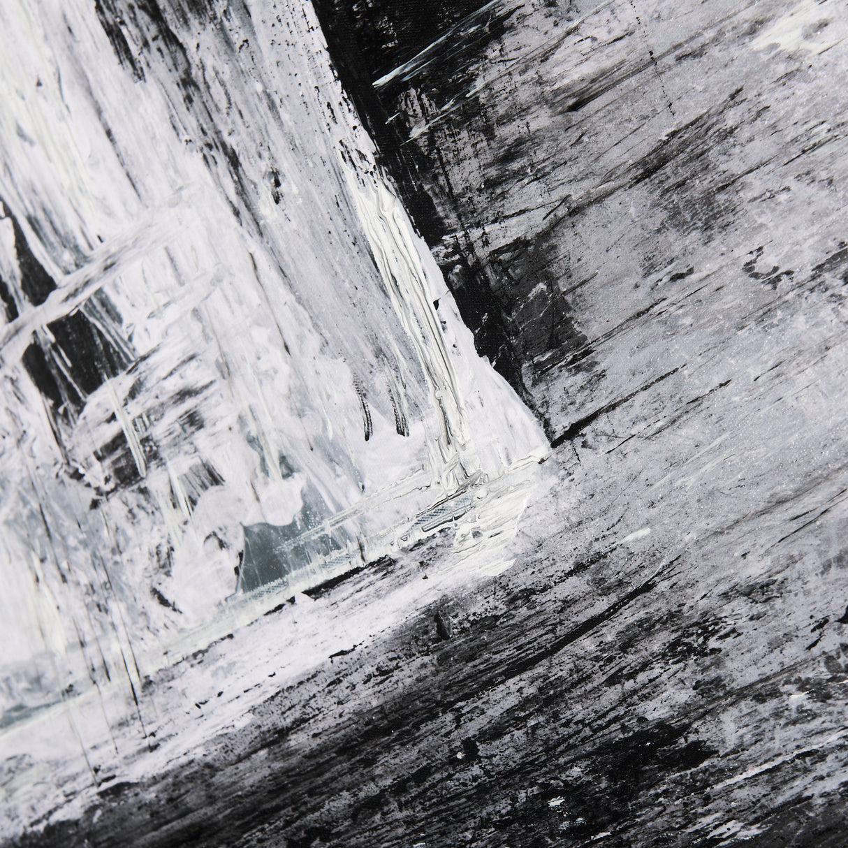 Black Composition I by Mercana Studio a Hand Embellished Textured Canvas from Mercana - Luna Furniture