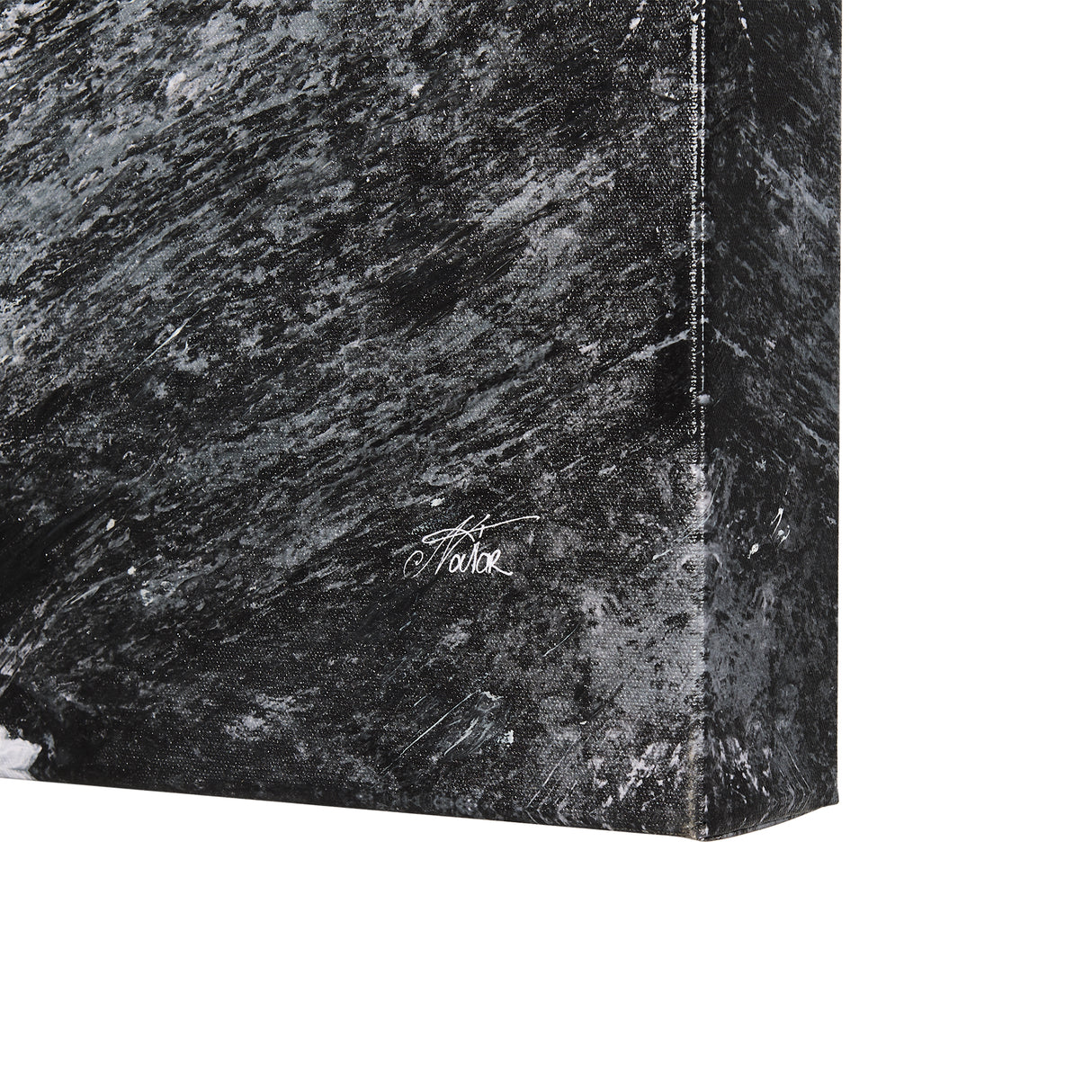 Black Composition II by Mercana Studio a Hand Embellished Textured Canvas from Mercana - Luna Furniture