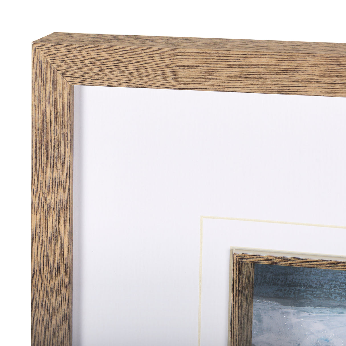 Cloud Bay I by Mercana Studio a Hand Embellished Textured Framed Art Print Matted under Glass from Mercana - Luna Furniture