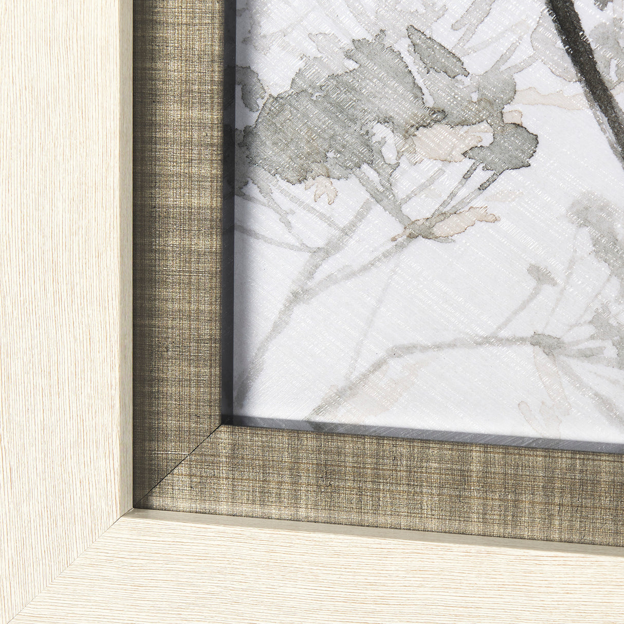 Meadow by Mercana Studio a Hand Embellished Textured Framed Art Print Matted under Glass from Mercana - Luna Furniture