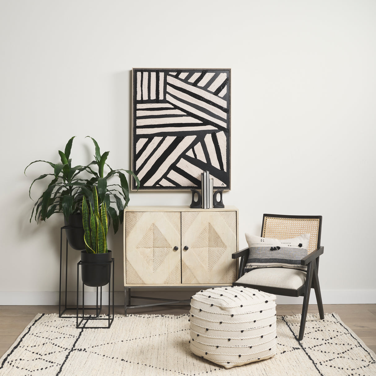 Clay Patern I by Mercana Studio a Hand Embellished Textured Framed Art Print from Mercana - Luna Furniture