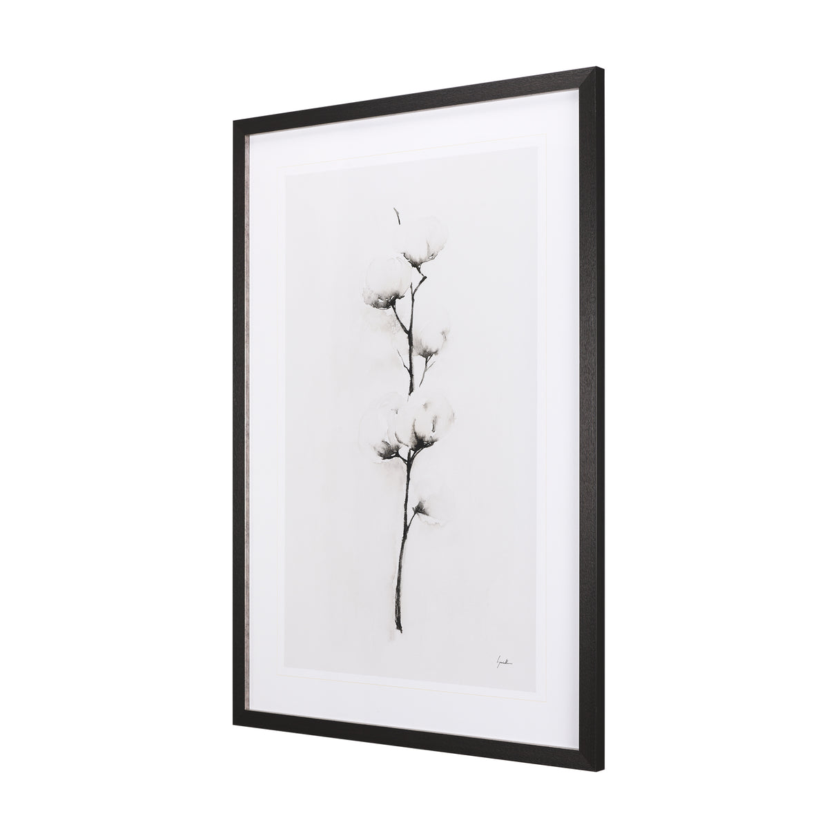 Snow Greetings II by Panpan a Framed Art Print Matted under Glass from Mercana - Luna Furniture