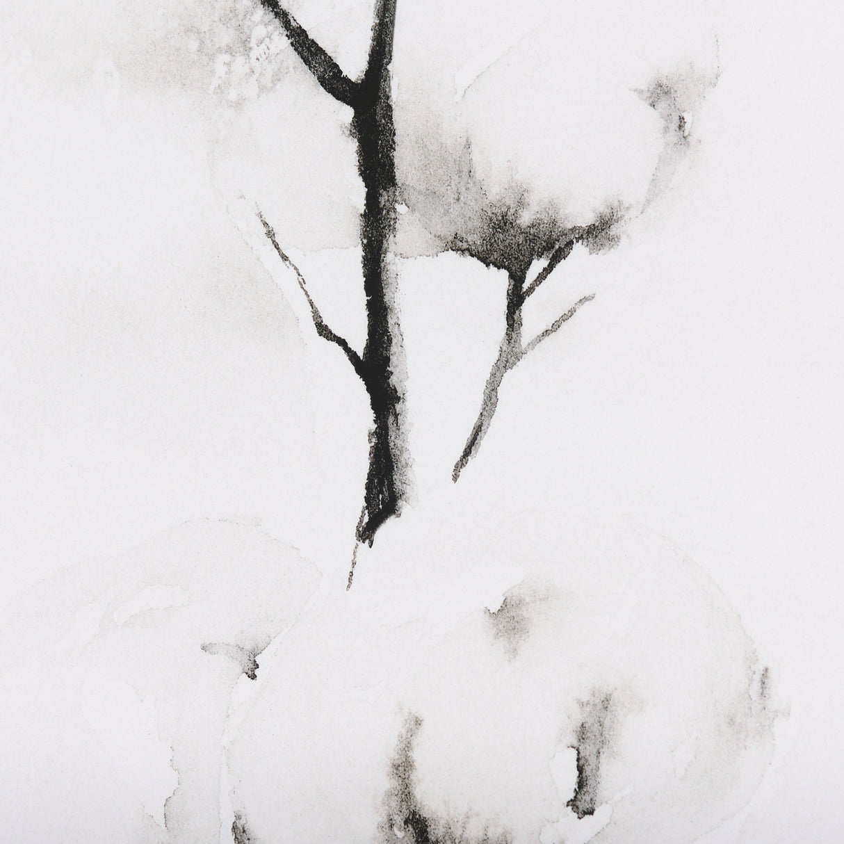 Snow Greetings II by Panpan a Framed Art Print Matted under Glass from Mercana - Luna Furniture