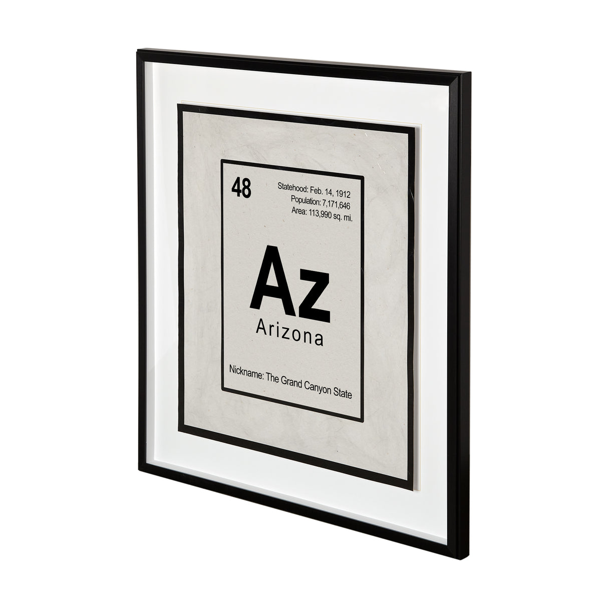 Arizona by Glartlab a Hand Embellished Textured Framed Art Print Matted under Glass from Mercana - Luna Furniture
