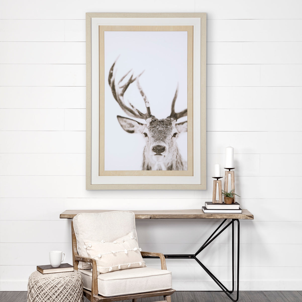 Ciervo 1 by THE Studio a Framed Photo Art Print Matted under Glass from Mercana - Luna Furniture