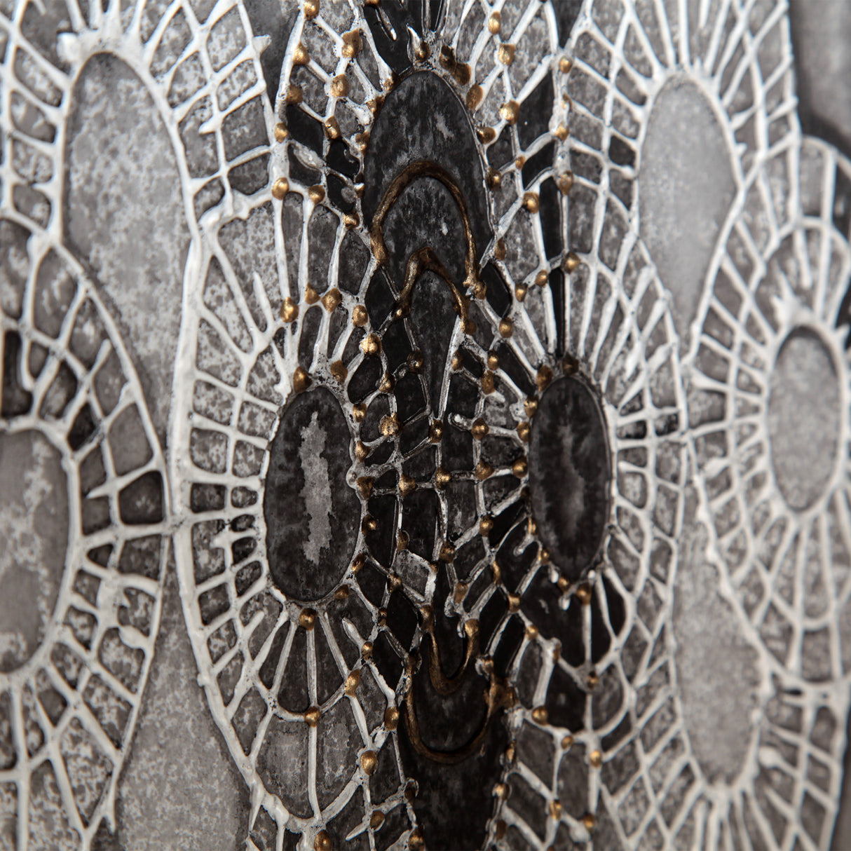 India Pattern I by Studio M a handmade Original Framed Artwork under Glass from Mercana - Luna Furniture