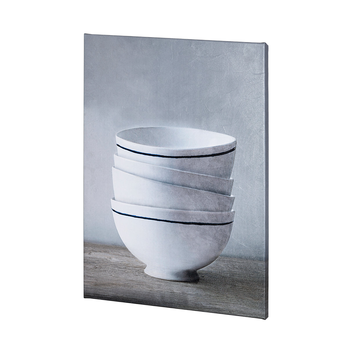 Four Artisan Bowls by Mercana Studio a Hand Embellished Textured Canvas from Mercana - Luna Furniture