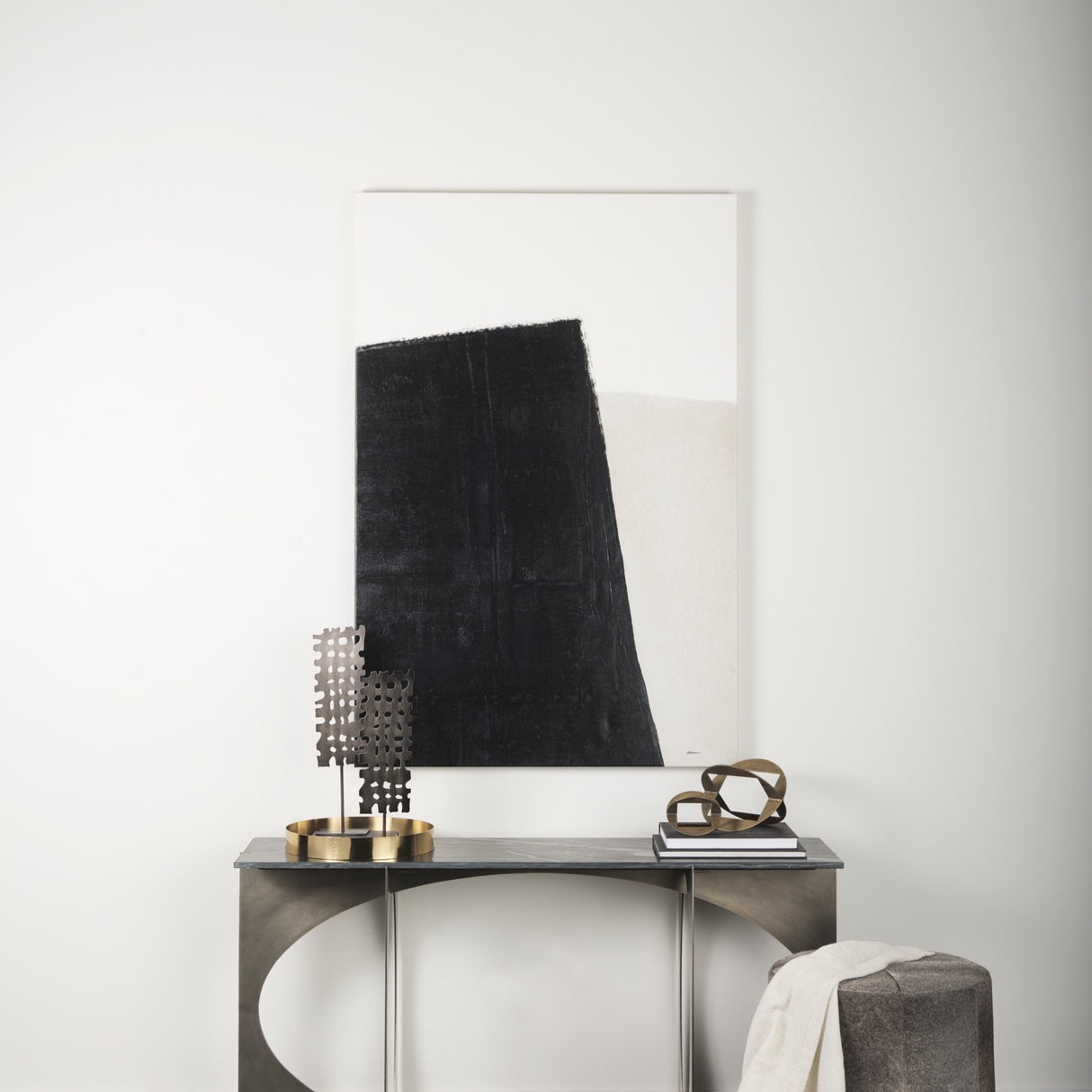 Pages I by Mercana Studio a Hand Embellished Textured Canvas from Mercana - Luna Furniture