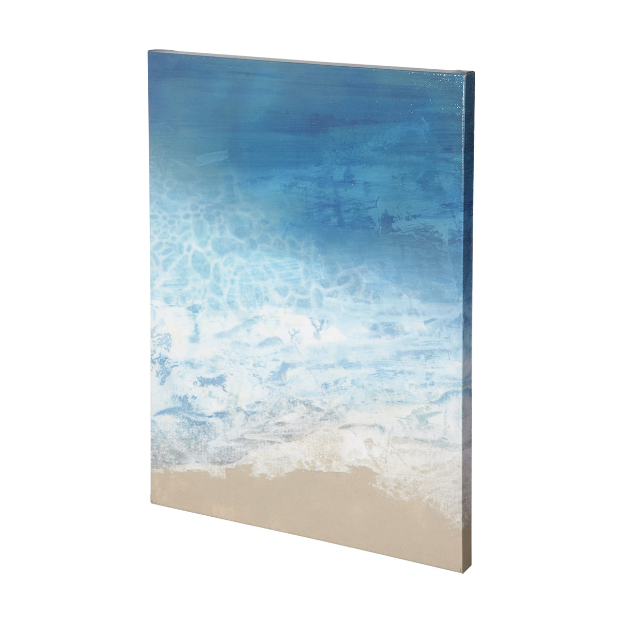 Ebb & Flow I by Victoria Borges a Hand Embellished Textured Canvas from Mercana - Luna Furniture