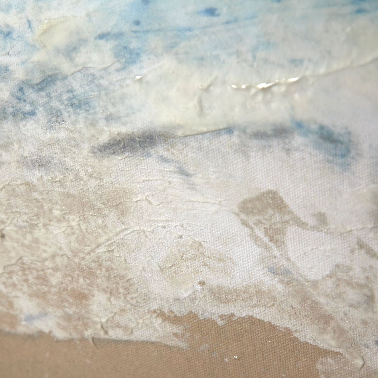 Ebb & Flow I by Victoria Borges a Hand Embellished Textured Canvas from Mercana - Luna Furniture