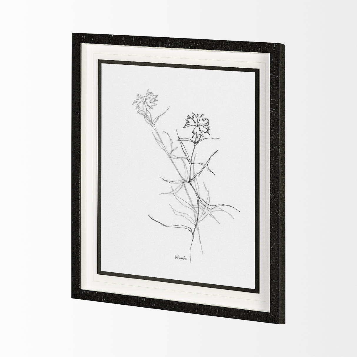 Arrangement II by Hiraki a Framed Art Print Matted under Glass from Mercana - Luna Furniture