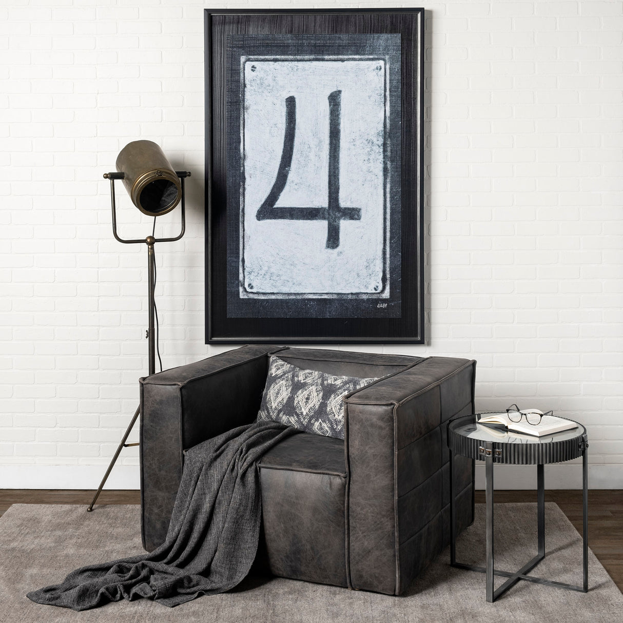 Value Collector 4 by Mercana Studio a Hand Embellished Textured Framed Art Print from Mercana - Luna Furniture