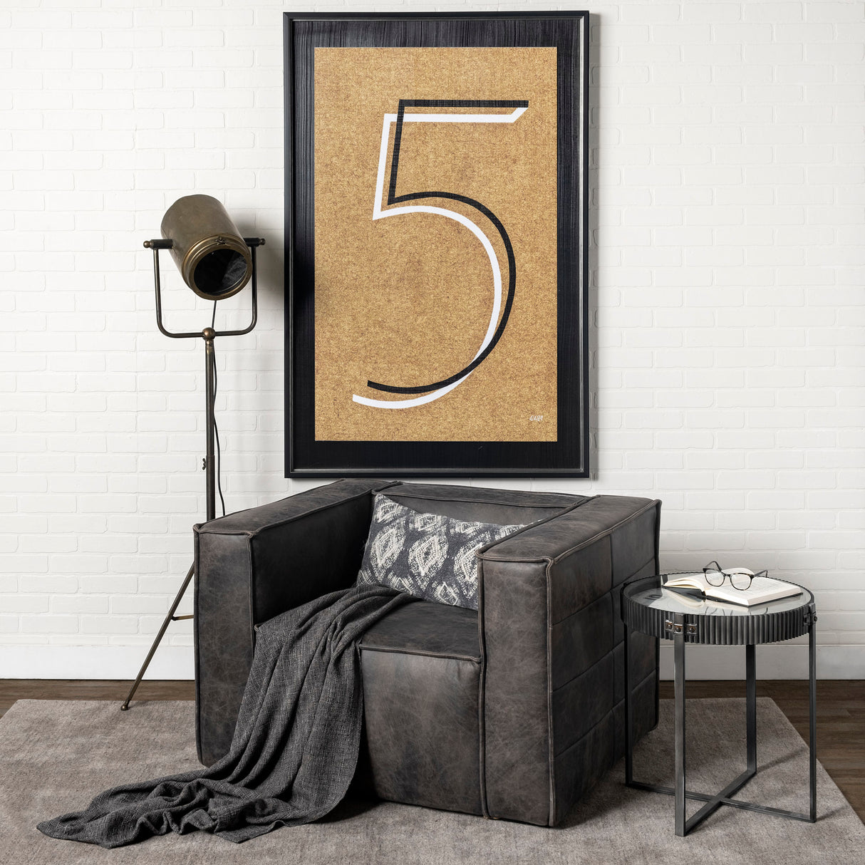 Value Collector 5 by Mercana Studio a Hand Embellished Textured Framed Art Print from Mercana - Luna Furniture