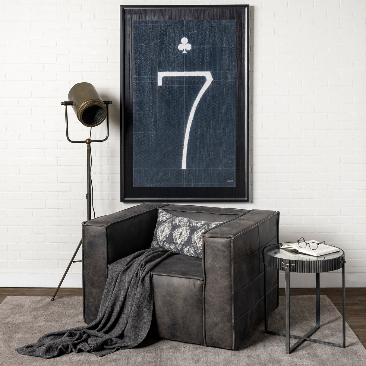 Value Collector 7 by Mercana Studio a Hand Embellished Textured Framed Art Print from Mercana - Luna Furniture