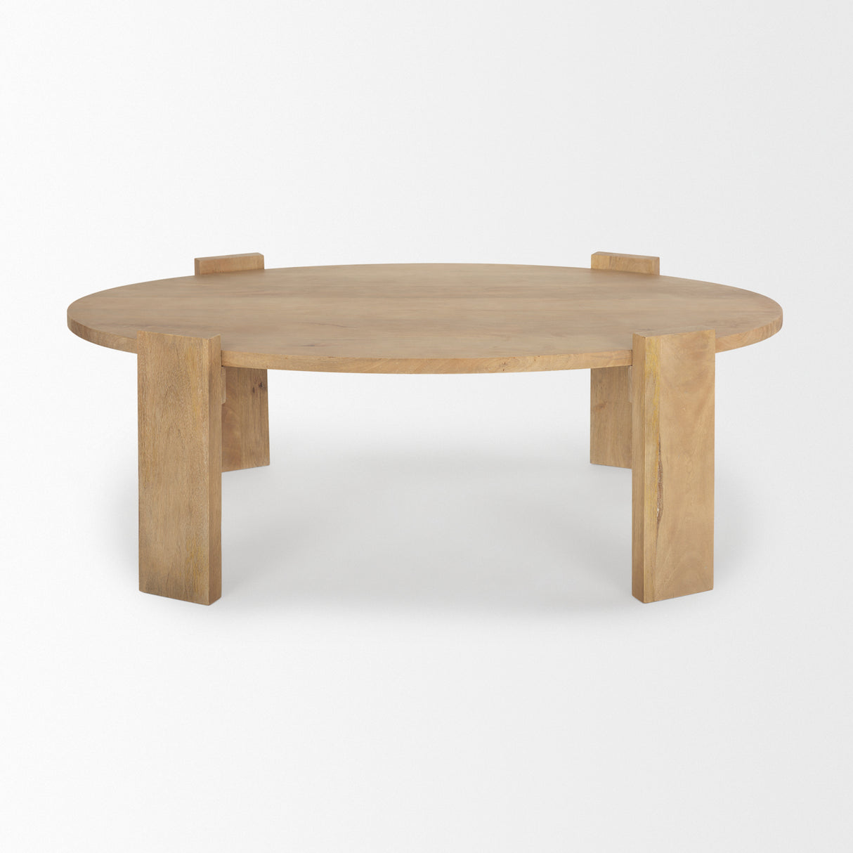 Evelyn Light Brown Oblong Coffee Table from Mercana - Luna Furniture