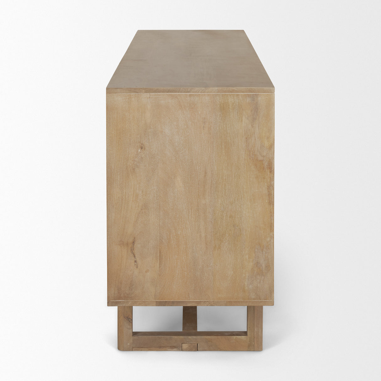 Grier 72" Light Brown Solid Wood W/ Cane Sideboard from Mercana - Luna Furniture