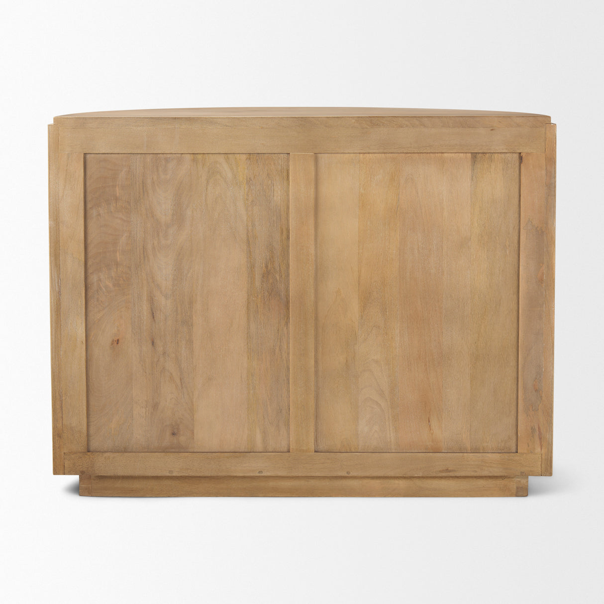 Terra Fluted Light Brown Wood 2-Door Accent Cabinet from Mercana - Luna Furniture