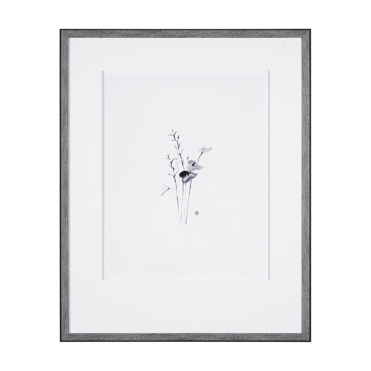 Anthurium I by Mercana Studio a Hand Embellished Textured Framed Art Print Matted under Glass from Mercana - Luna Furniture