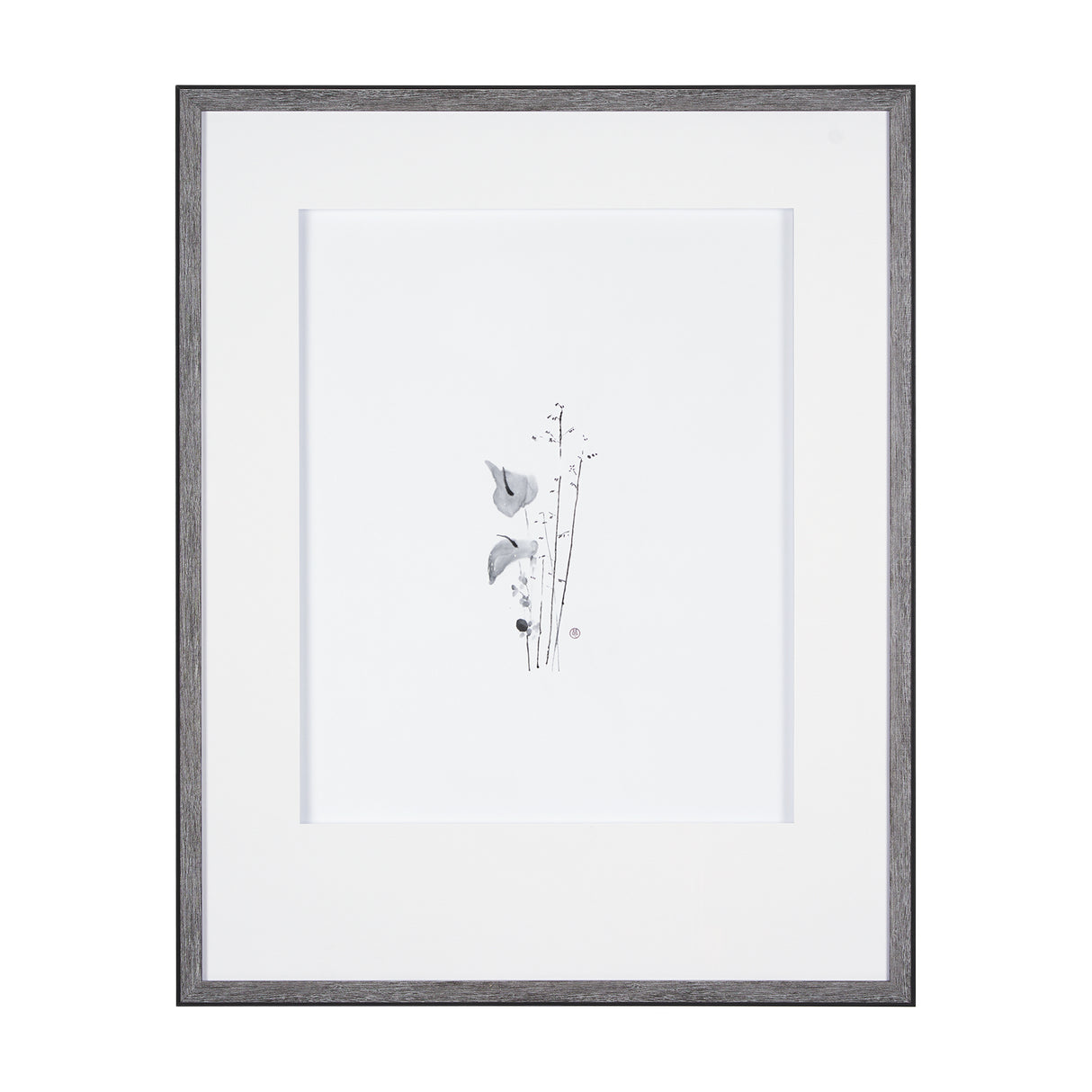 Anthurium II by Mercana Studio a Hand Embellished Textured Framed Art Print Matted under Glass from Mercana - Luna Furniture