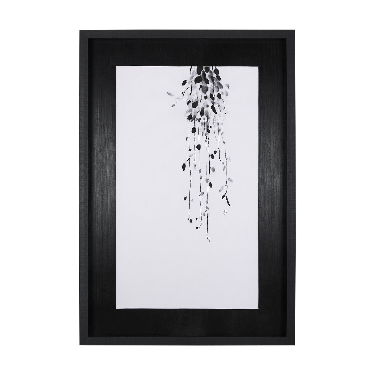Hanging Vines by Mercana Studio a Hand Embellished Textured Framed Art Print from Mercana - Luna Furniture