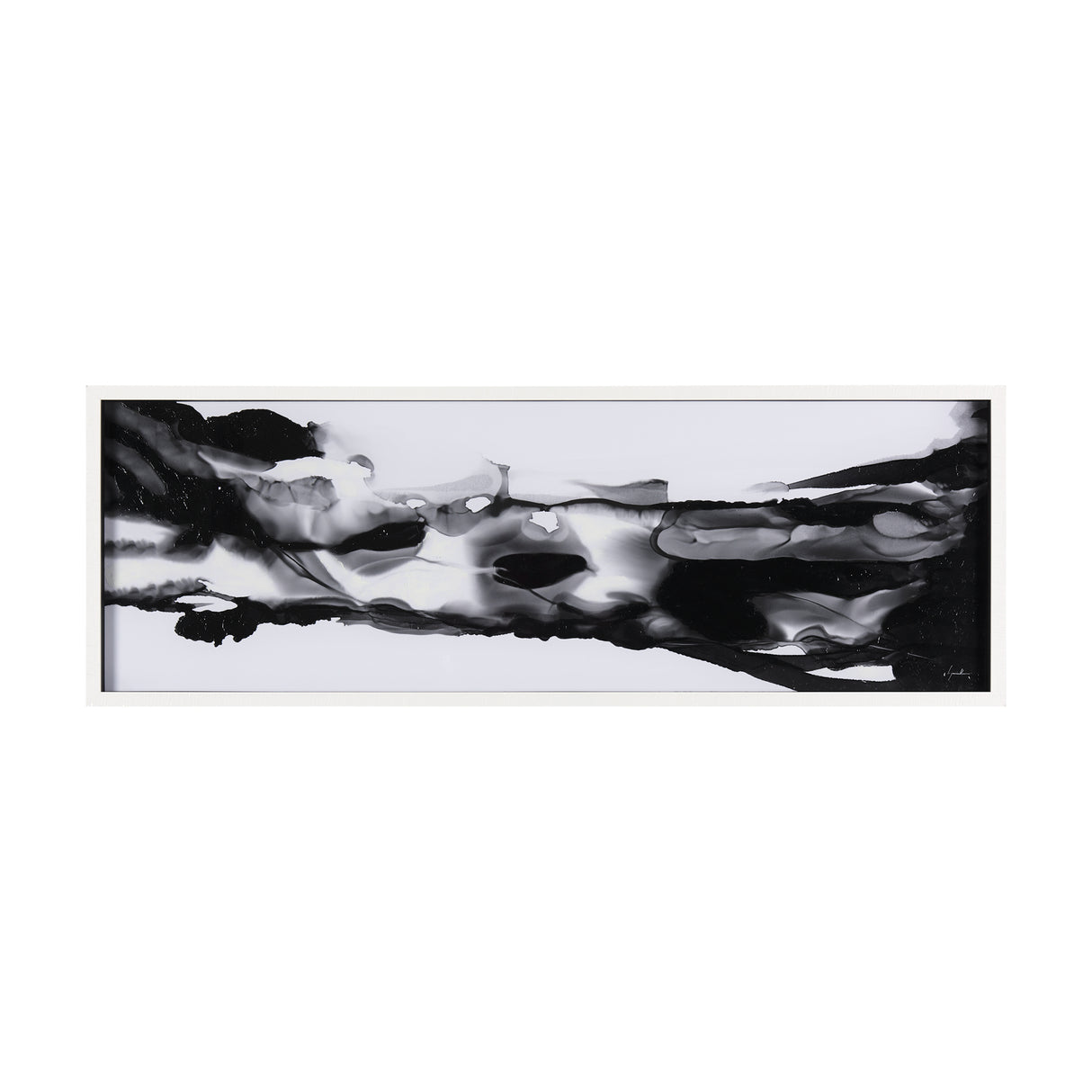 Turbulent River by Mercana Studio a Hand Embellished Textured Framed Art Print Matted under Glass from Mercana - Luna Furniture