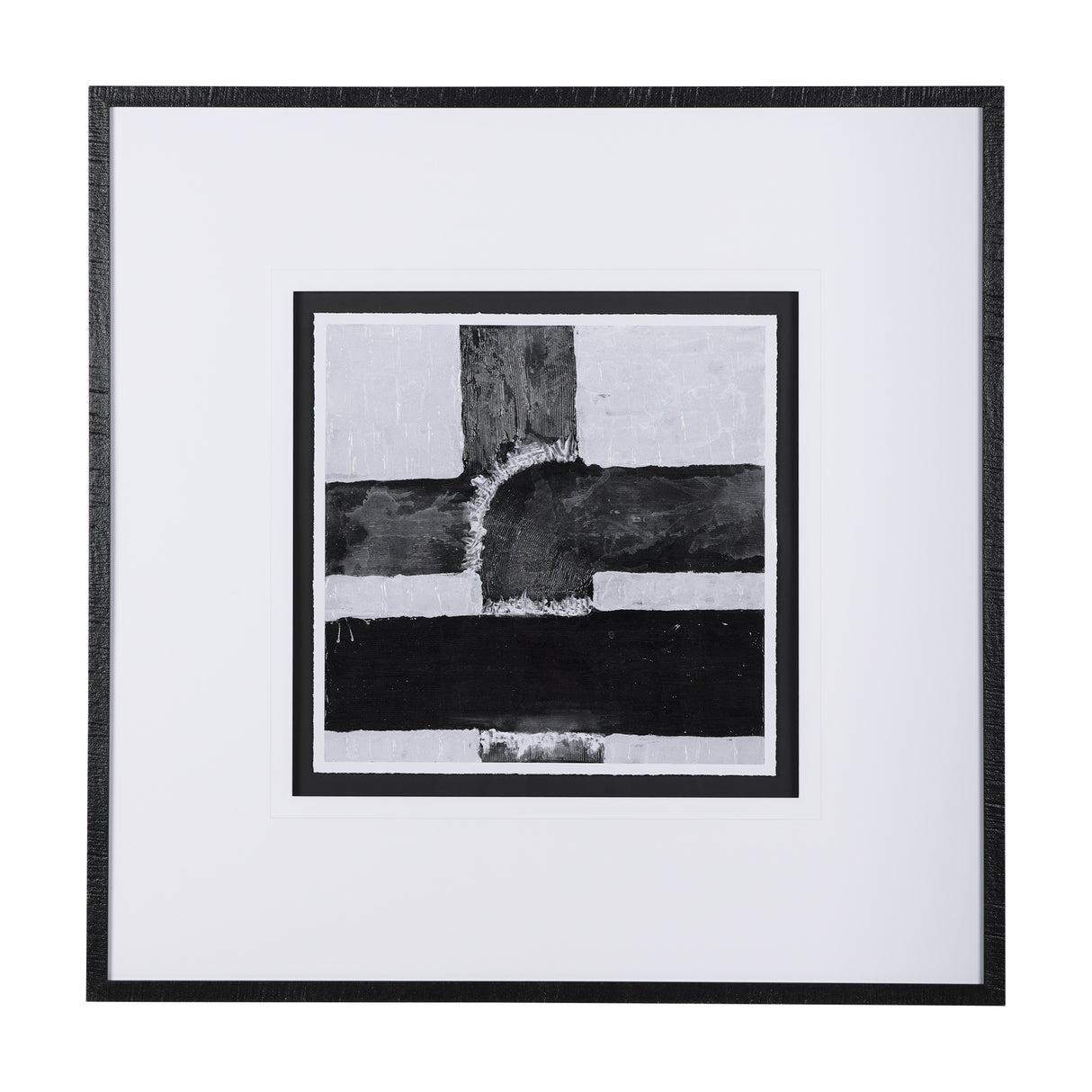Pipes II by Chase a Hand Embellished Textured Framed Art Print Matted under Glass from Mercana - Luna Furniture