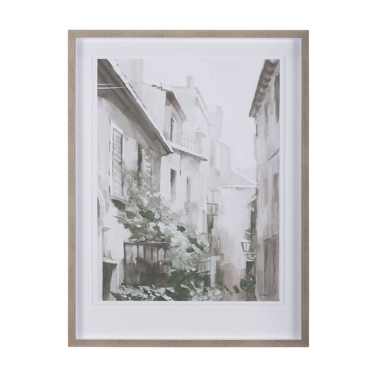 The Old Lodge Lane I by Natalia a Framed Art Print Matted under Glass from Mercana - Luna Furniture