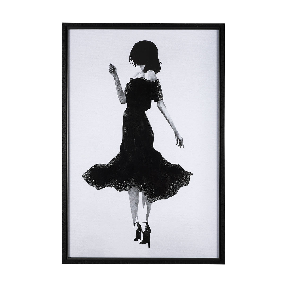 A Dancing Night II by Mercana Studio a Hand Embellished Textured Framed Art Print Matted under Glass from Mercana - Luna Furniture