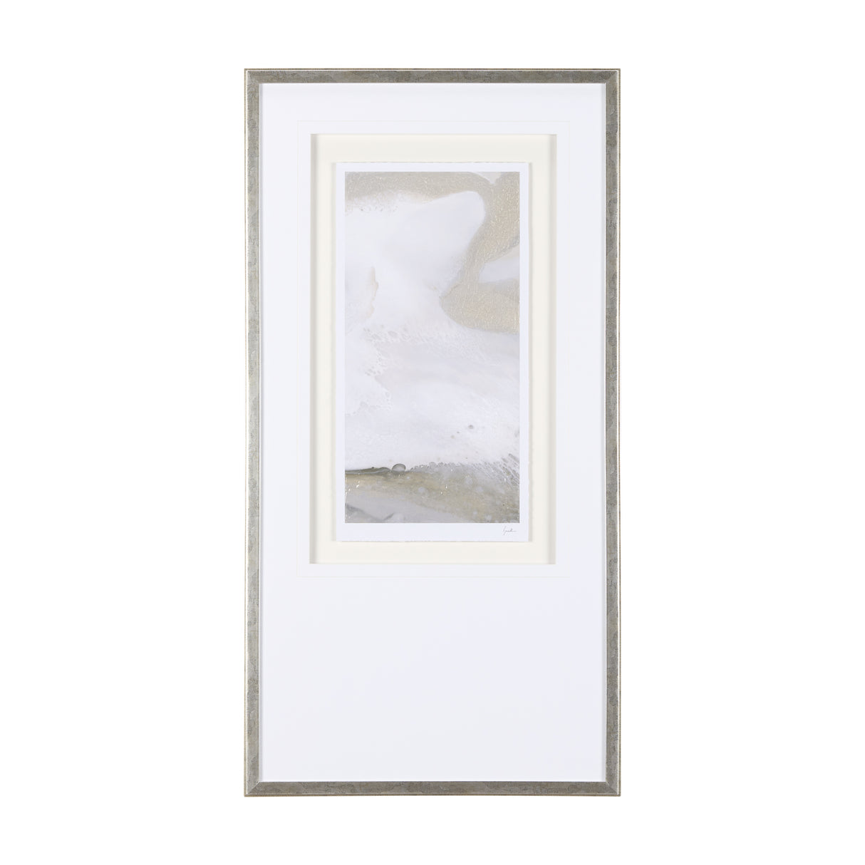 Sandy Waves III by Mercana Studio a Hand Embellished Textured Framed Art Print Matted under Glass from Mercana - Luna Furniture