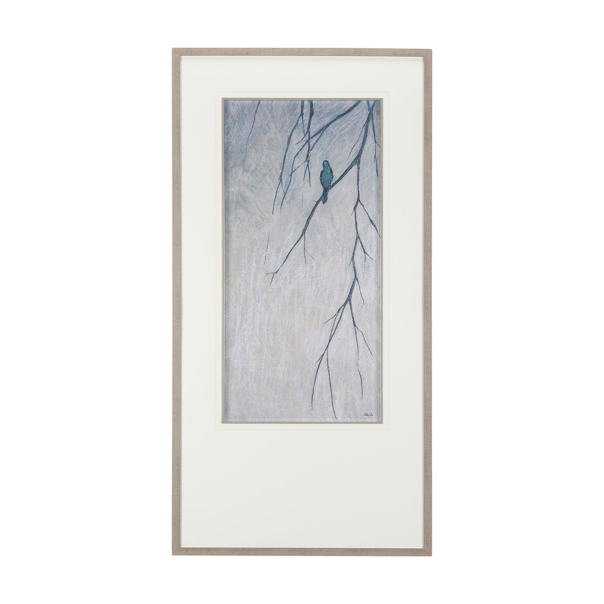 Bird Song I by Mercana Studio a Hand Embellished Textured Framed Art Print Matted under Glass from Mercana - Luna Furniture