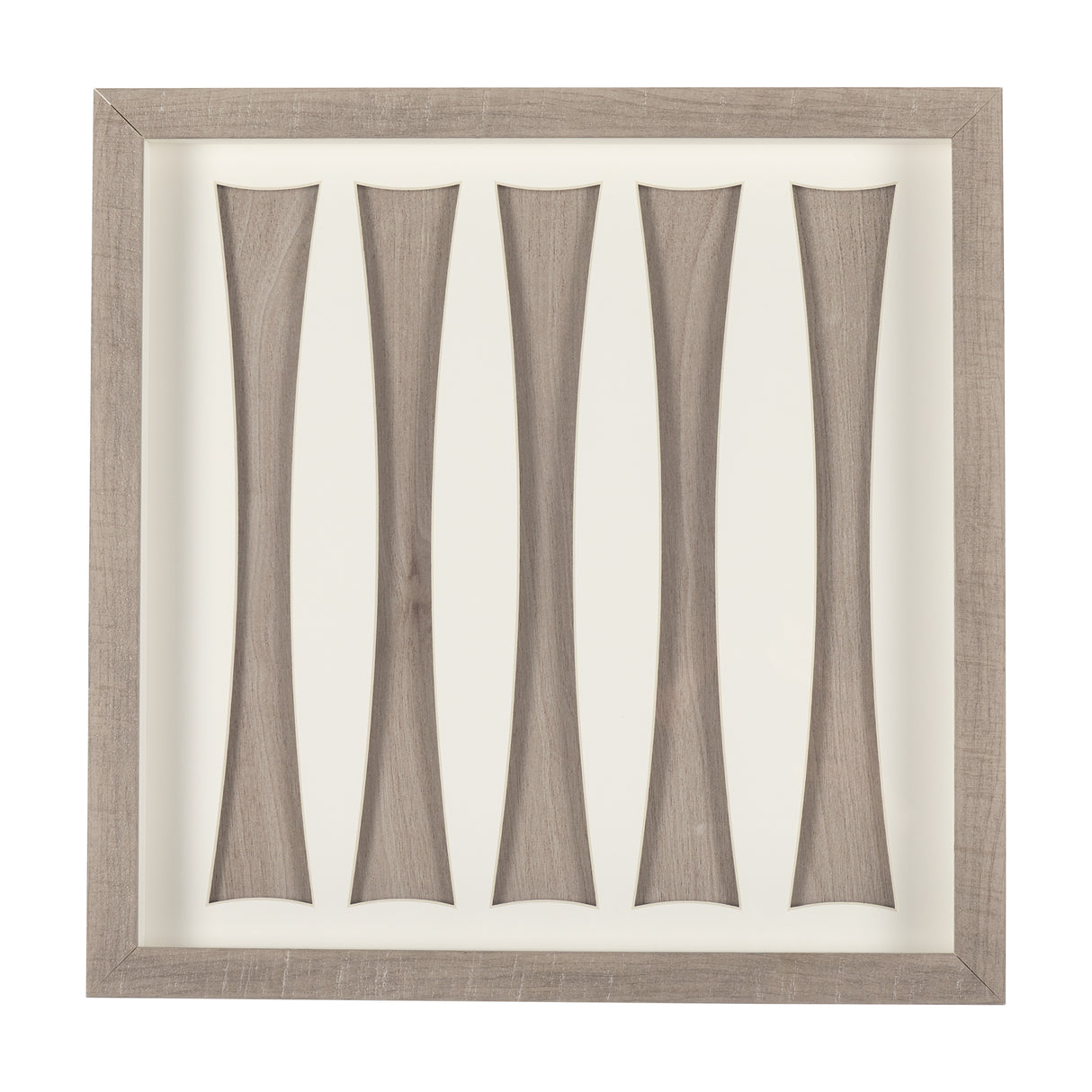Wood Grain Silhouette III by Studio M a Framed Art Print Matted under Glass from Mercana - Luna Furniture